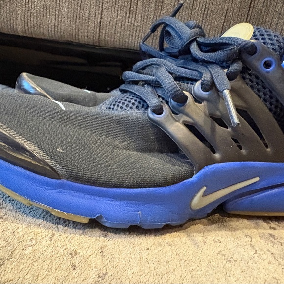 Nike Presto Kids Sneakers Black Blue Youth Size 5Y - Picture 11 of 12